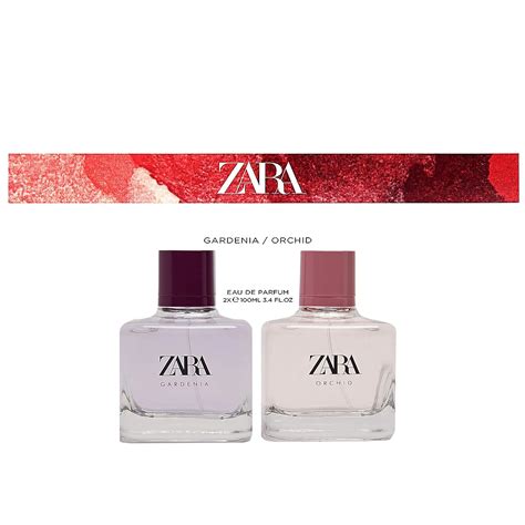 zara gardenia/orchid eau de parfum 2 x